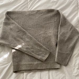Off the shoulder sweater